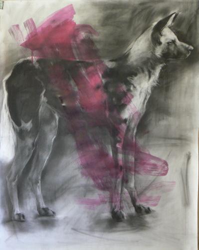 FRANS MULDER DRAWING 16 Pastel and Ink on Fabriano 160 WaterColour 150x120CM 30,000 UNFRAMED